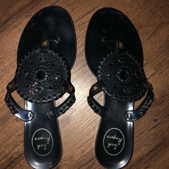 Jack Rogers Shoes - Black Jelly Jack Rogers Jack Rogers Shoes - Black Jelly Jack Rogers